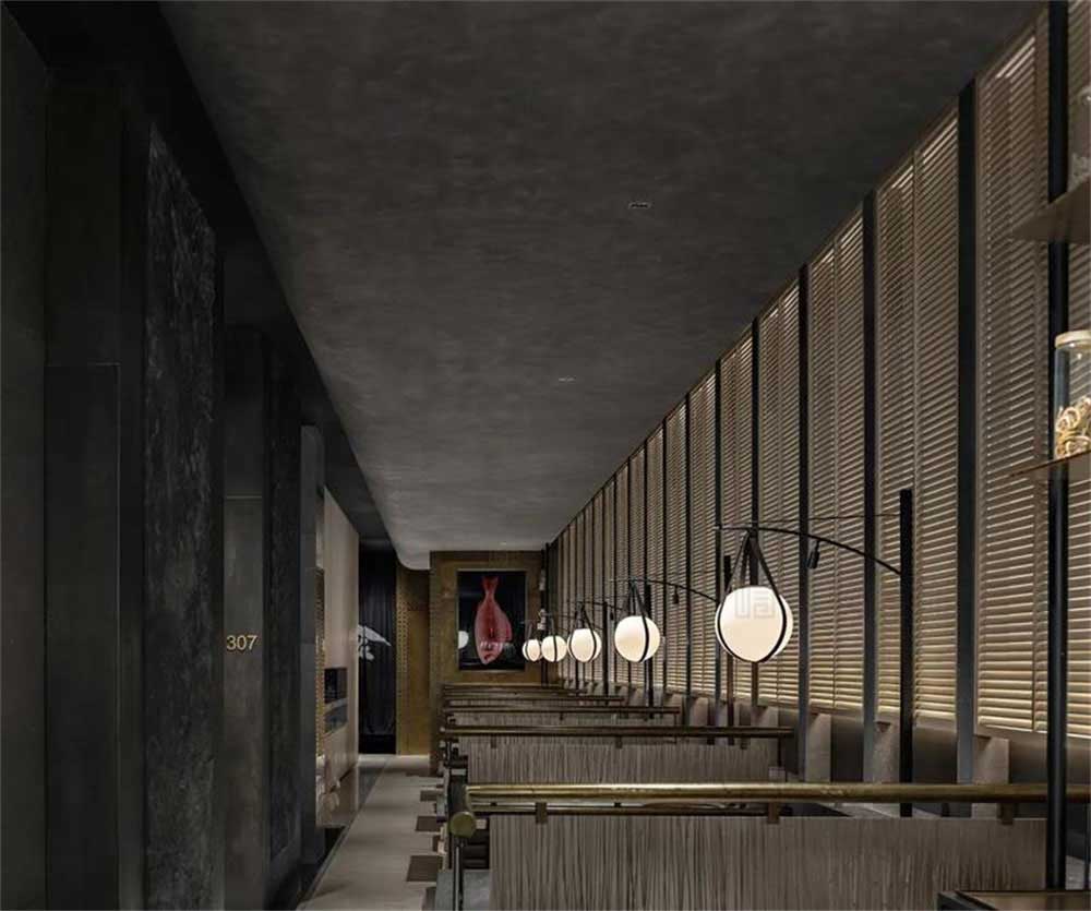 簡約風格日本料理鐵板燒餐廳裝修設計藝術裝飾畫 簡約風格日本料理鐵板燒餐廳裝修設計藝術裝飾畫