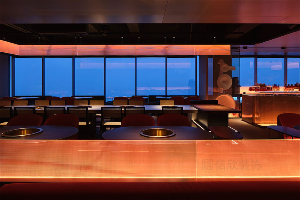 深圳龍崗現代風格火鍋店裝修設計裝飾手法 深圳龍崗現代風格火鍋店裝修設計裝飾手法