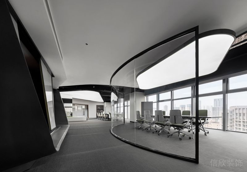 深圳福田卓越城現(xiàn)代風(fēng)格辦公室裝修設(shè)計(jì)天花 深圳福田卓越城現(xiàn)代風(fēng)格辦公室裝修設(shè)計(jì)天花