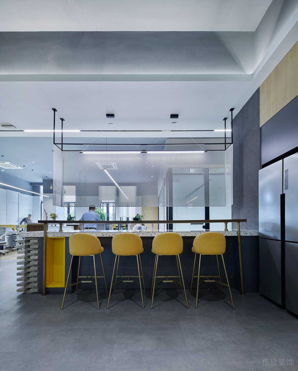 深圳南山區酷派大廈現代風格辦公室裝修吧臺休閑區 深圳南山區酷派大廈現代風格辦公室裝修吧臺休閑區
