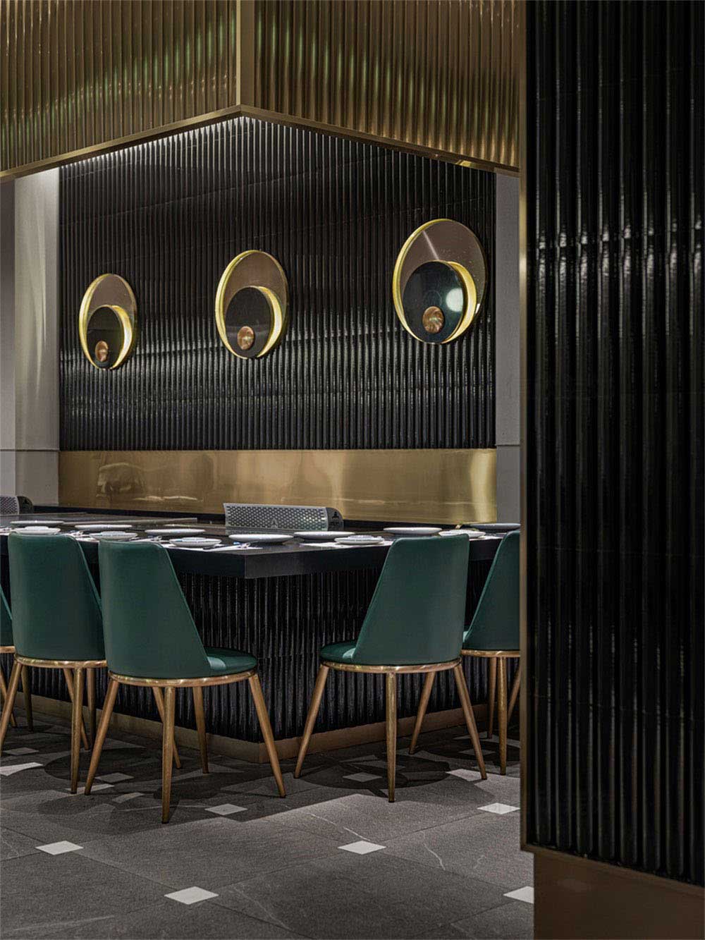 深圳寶安輕奢風(fēng)格鐵板燒餐廳裝修設(shè)計(jì)家具組合 深圳寶安輕奢風(fēng)格鐵板燒餐廳裝修設(shè)計(jì)家具組合