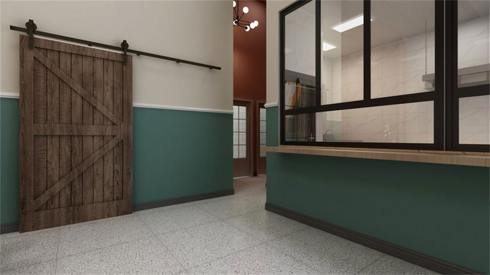 簡(jiǎn)約北歐風(fēng)云南米線連鎖餐館深圳寶安店裝修設(shè)計(jì)實(shí)木推拉門 簡(jiǎn)約北歐風(fēng)云南米線連鎖餐館深圳寶安店裝修設(shè)計(jì)實(shí)木推拉門