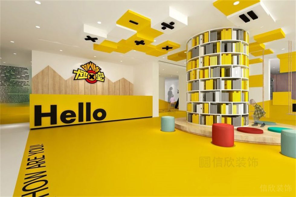 深圳市寶安區(qū)西鄉(xiāng)大衛(wèi)美術(shù)連鎖培訓(xùn)機構(gòu)前廳