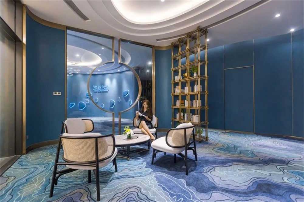 深圳龍崗藍調輕奢風格酒吧裝修設計休息區 深圳龍崗藍調輕奢風格酒吧裝修設計休息區