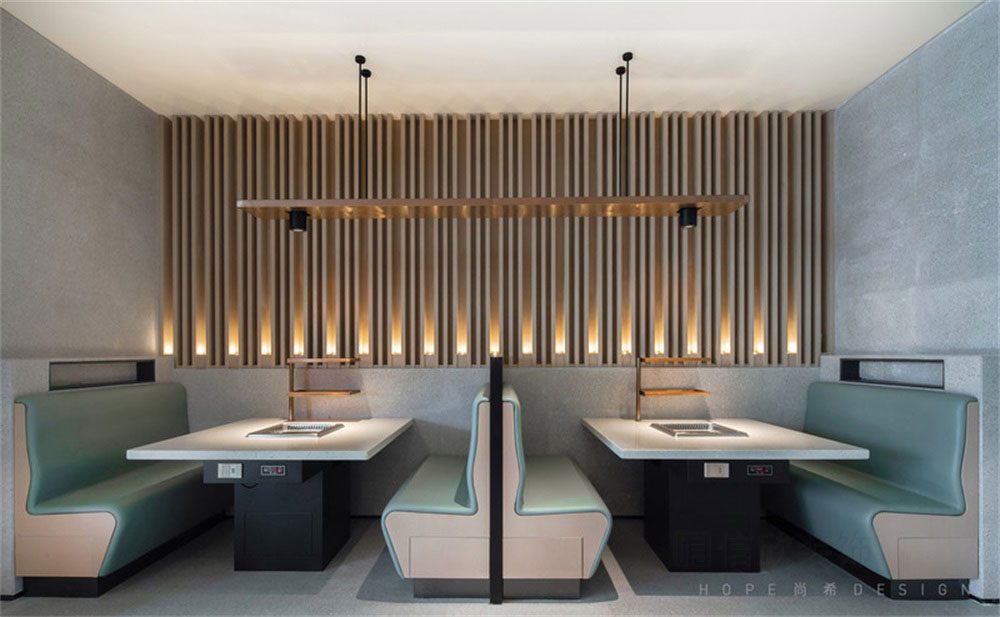 深圳南山現(xiàn)代簡約風(fēng)格火鍋店裝修設(shè)計(jì)卡座 深圳南山現(xiàn)代簡約風(fēng)格火鍋店裝修設(shè)計(jì)卡座