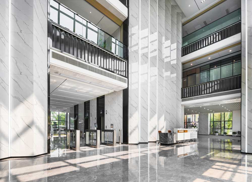 深圳羅湖區(qū)華潤大廈現(xiàn)代簡約風(fēng)格辦公室設(shè)計(jì)案例大堂前臺(tái) 深圳羅湖區(qū)華潤大廈現(xiàn)代簡約風(fēng)格辦公室設(shè)計(jì)案例大堂前臺(tái)