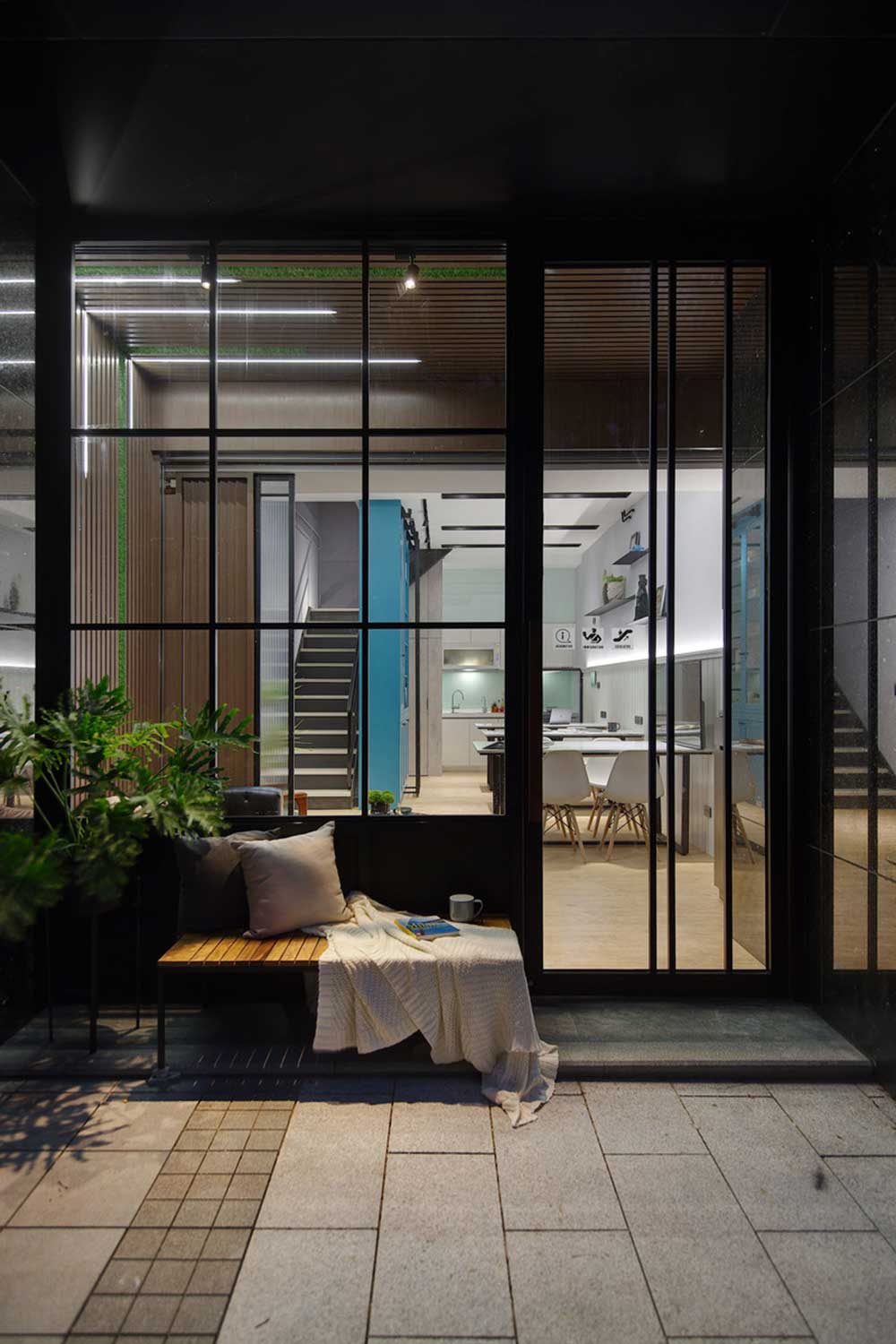 寶安華僑城瑞灣府簡約風格辦公室裝修室外休息區 寶安華僑城瑞灣府簡約風格辦公室裝修室外休息區