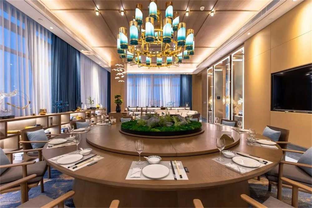 深圳龍崗藍調輕奢風格酒吧裝修設計貴賓包房宴會廳用餐區 深圳龍崗藍調輕奢風格酒吧裝修設計貴賓包房宴會廳用餐區