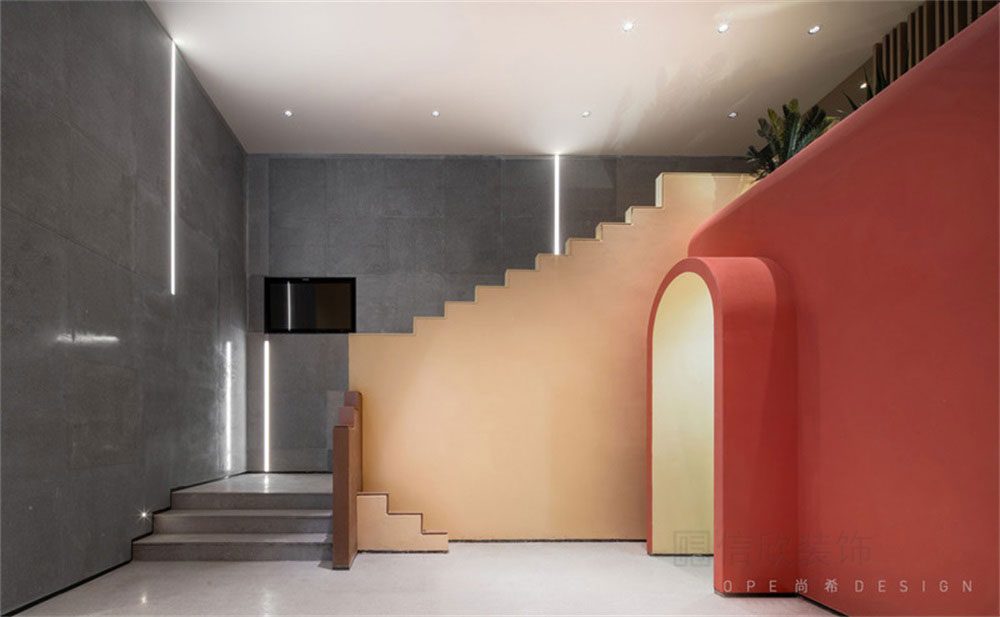 深圳南山現(xiàn)代簡約風(fēng)格火鍋店裝修設(shè)計(jì)樓梯 深圳南山現(xiàn)代簡約風(fēng)格火鍋店裝修設(shè)計(jì)樓梯