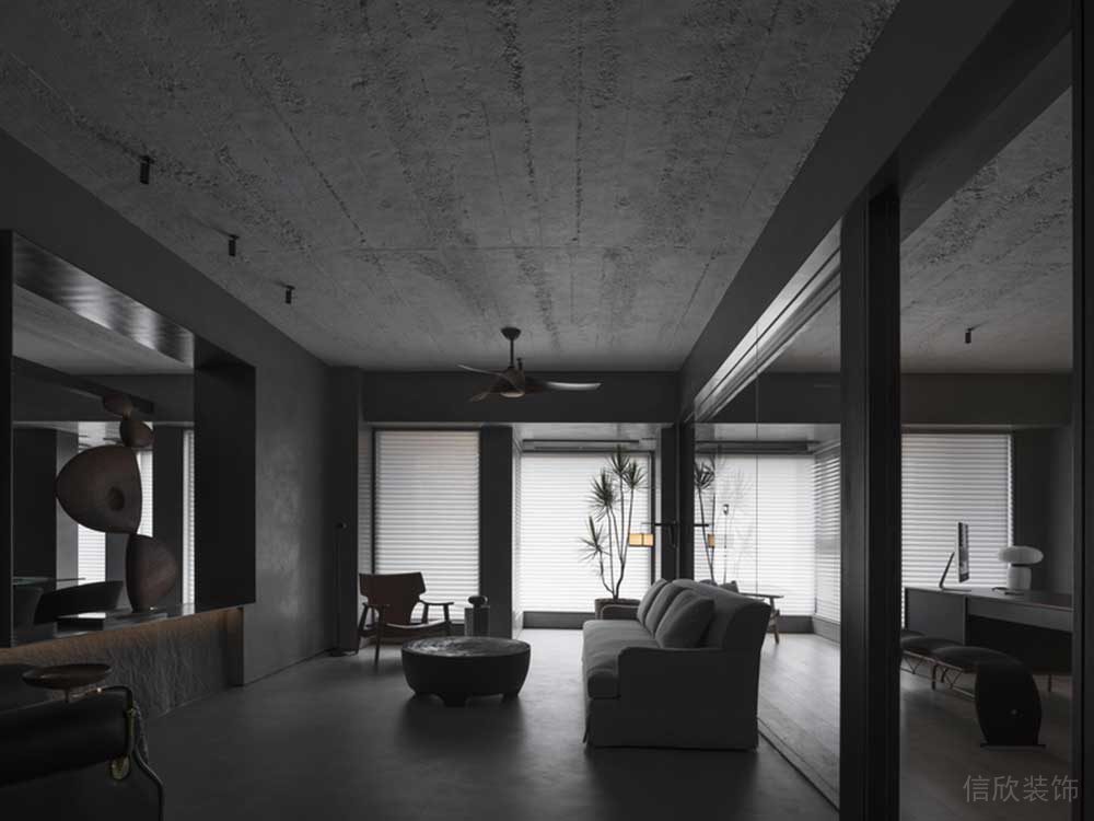 工業(yè)風總裁辦公室時尚藝術工作室裝修效果圖