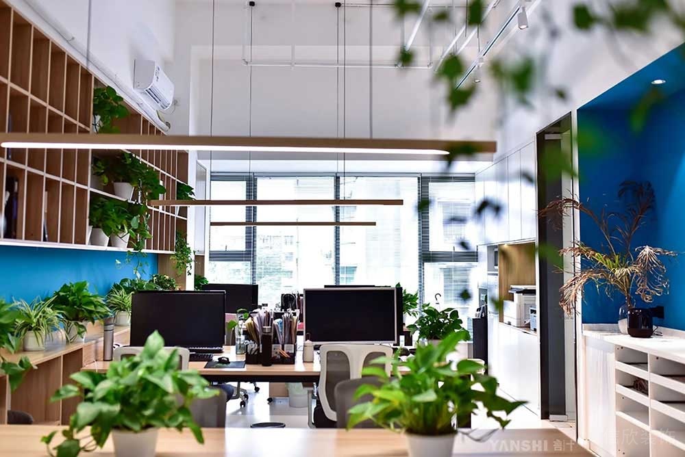 北歐工業(yè)風(fēng)辦公場(chǎng)所案例綜合辦公區(qū)設(shè)計(jì)裝修圖