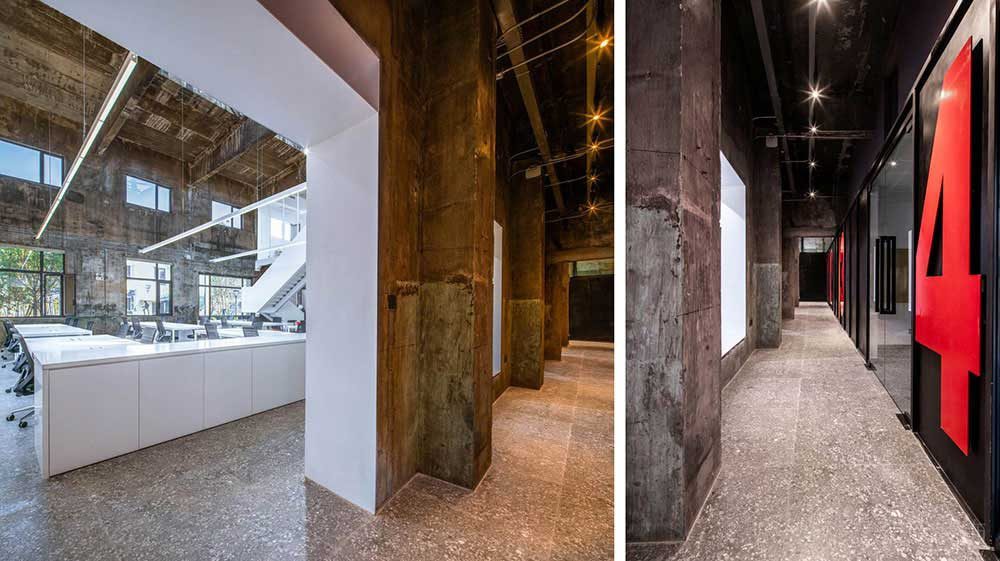 工業風商務辦公場所設計裝修圖