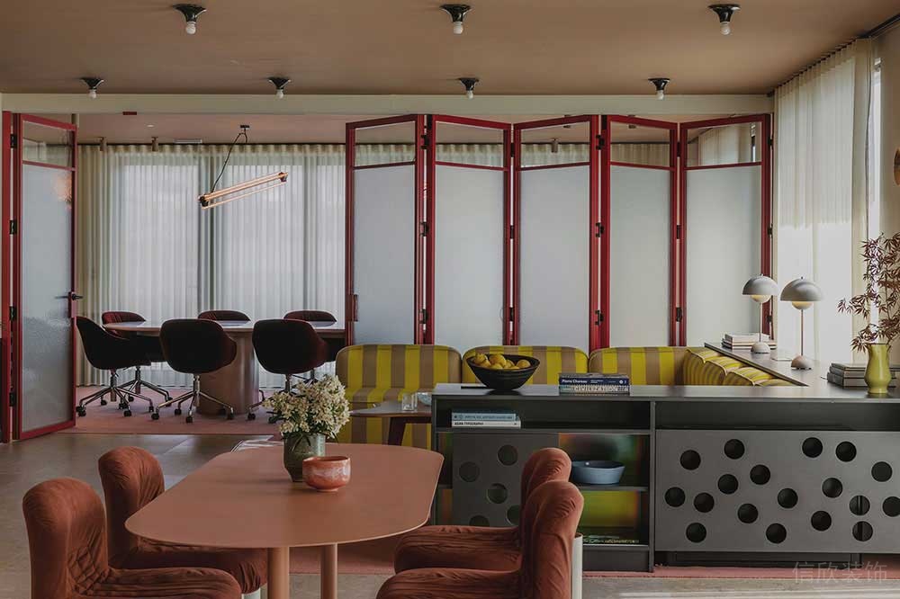 簡約北歐風(fēng)辦公場所案例休閑會(huì)客廳設(shè)計(jì)裝修圖