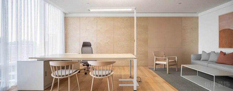 簡約北歐風(fēng)辦公室經(jīng)理辦公室裝修圖