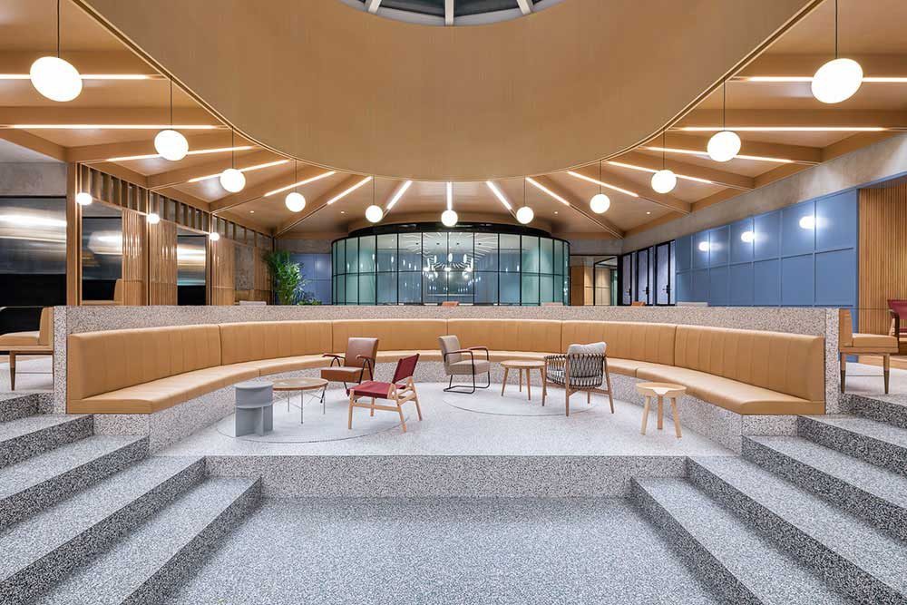 現(xiàn)代北歐風(fēng)辦公室休閑洽談區(qū)設(shè)計(jì)裝修圖