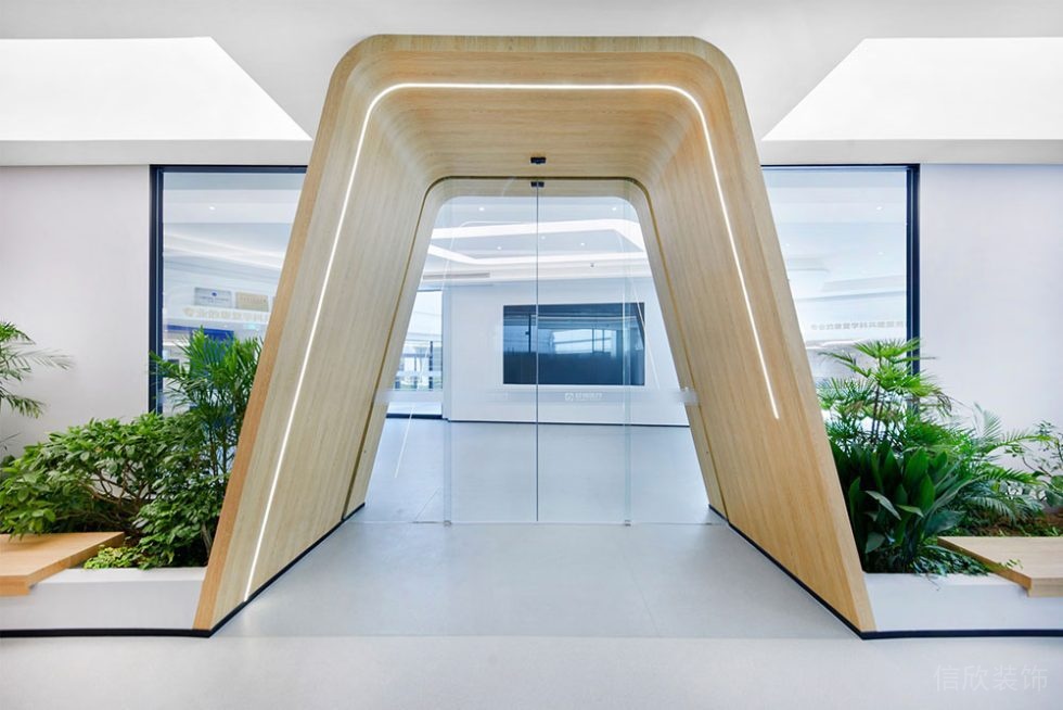 現(xiàn)代北歐風(fēng)商務(wù)辦公場所廊廳休閑區(qū)裝修圖