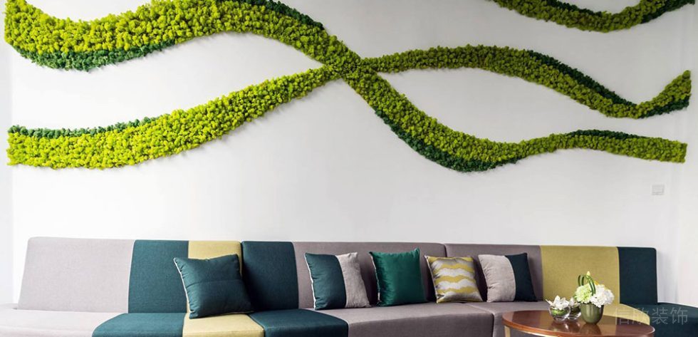 現(xiàn)代北歐風(fēng)商務(wù)辦公空間接待區(qū)設(shè)計(jì)裝修圖