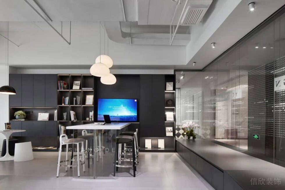 現代風格辦公場所案例多功能商務洽談室設計裝修圖