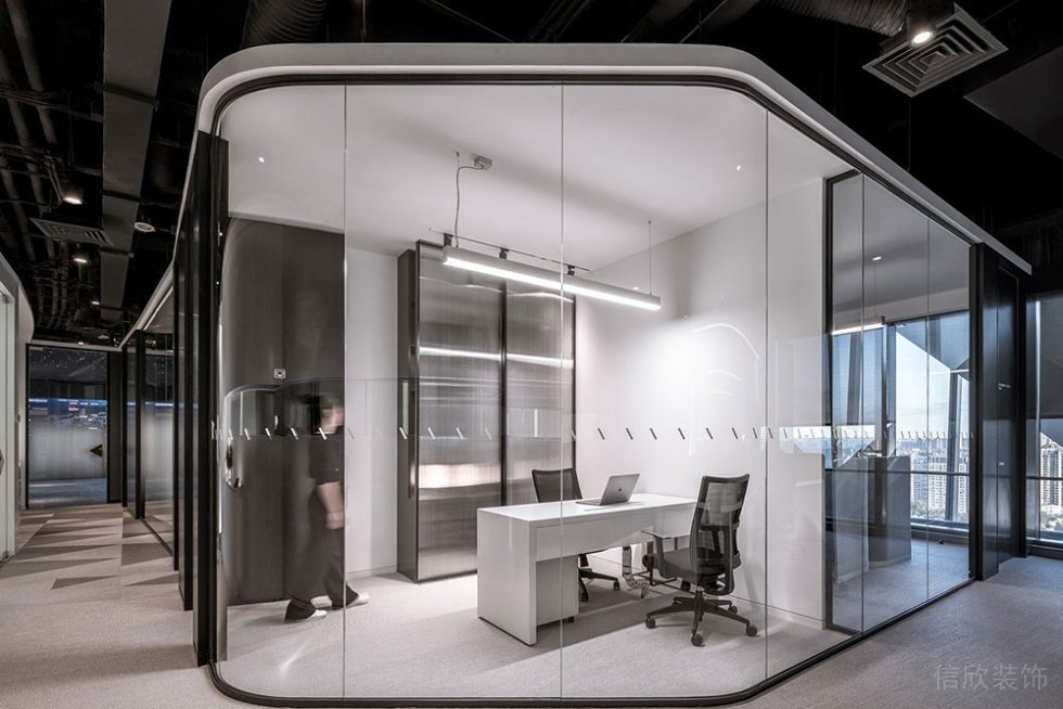 現(xiàn)代風(fēng)格商務(wù)辦公場(chǎng)所業(yè)務(wù)經(jīng)理辦公室裝修圖