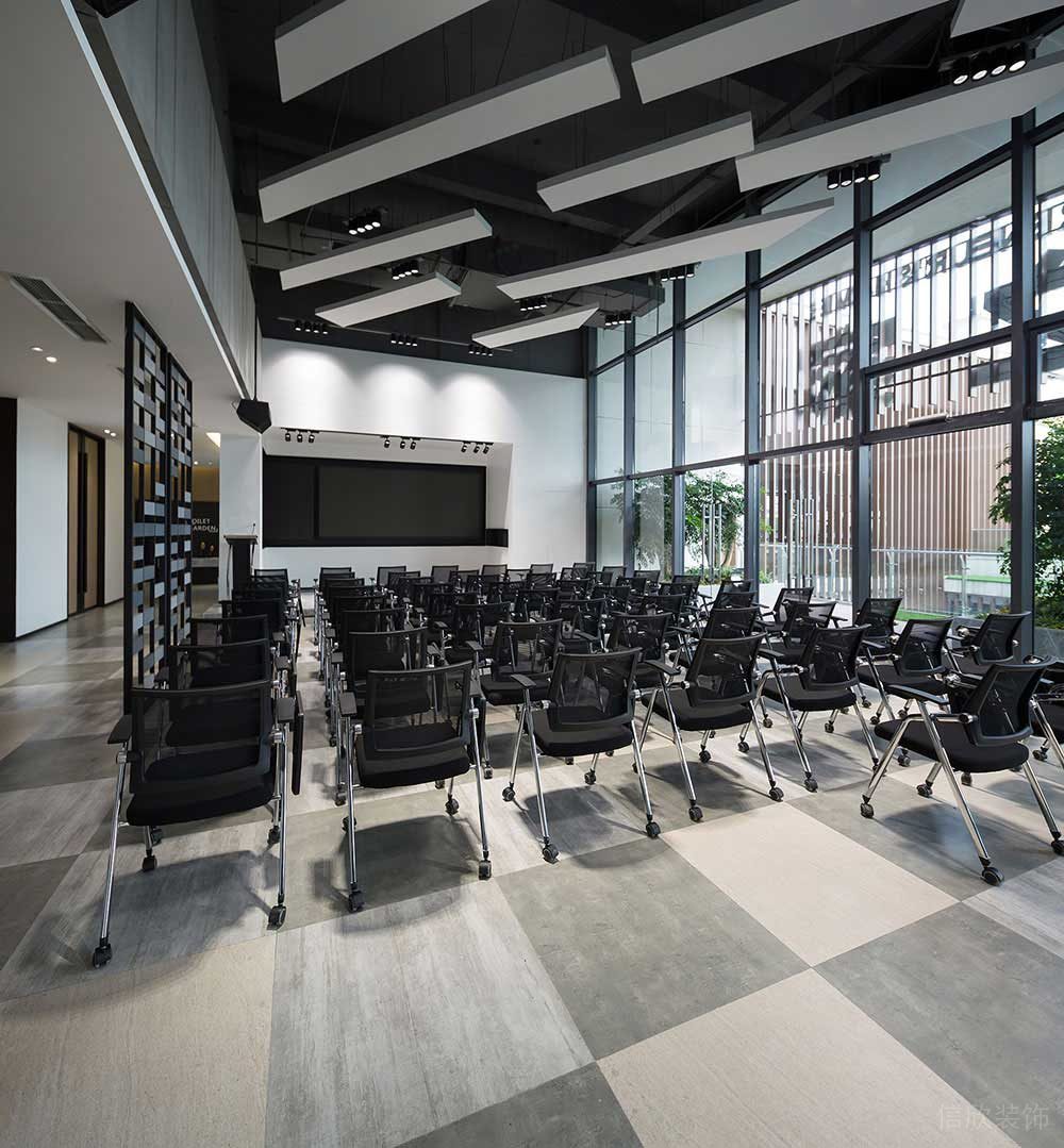 現(xiàn)代風(fēng)格商務(wù)辦公空間培訓(xùn)區(qū)裝修圖