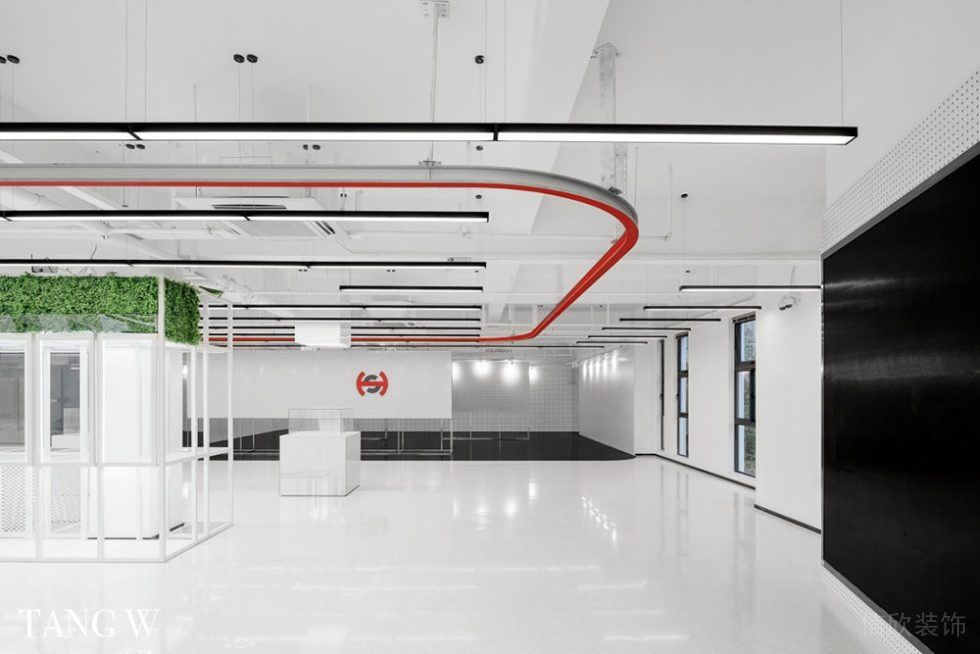 現(xiàn)代風(fēng)格商務(wù)辦公空間前廳接待區(qū)裝修圖