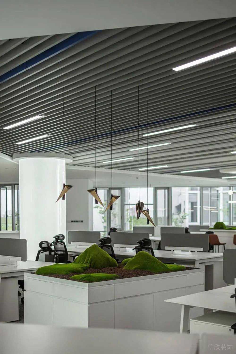 現(xiàn)代風(fēng)格商務(wù)辦公空間設(shè)計(jì)案例裝修圖