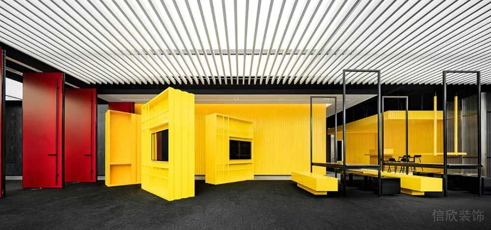 現(xiàn)代工業(yè)風(fēng)辦公場所案例特色洽談廳設(shè)計裝修圖