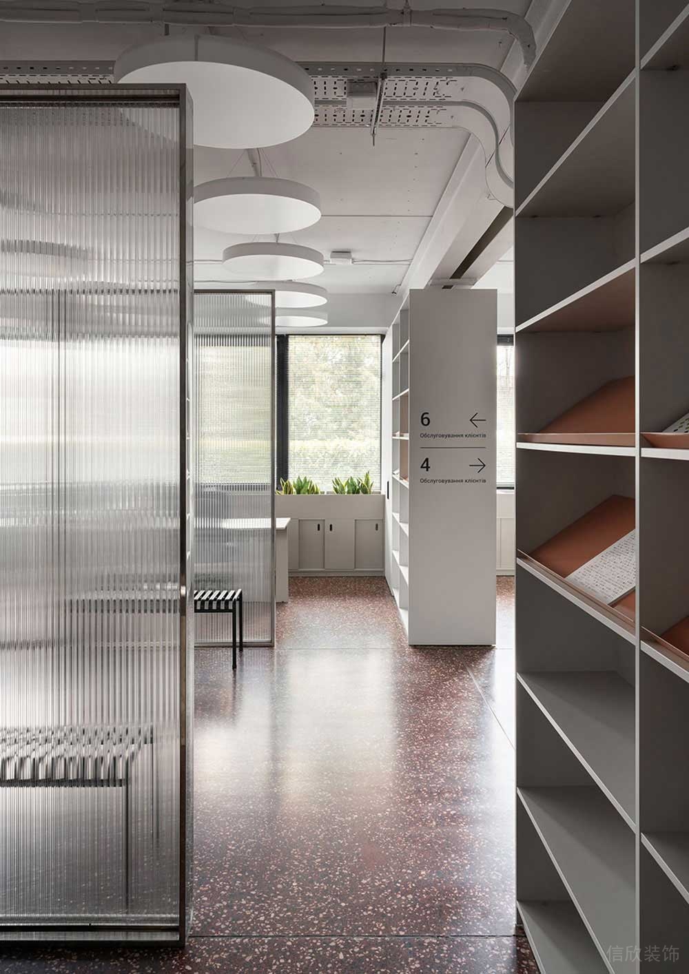 現(xiàn)代工業(yè)風商務辦公室樣品陳列區(qū)裝修圖