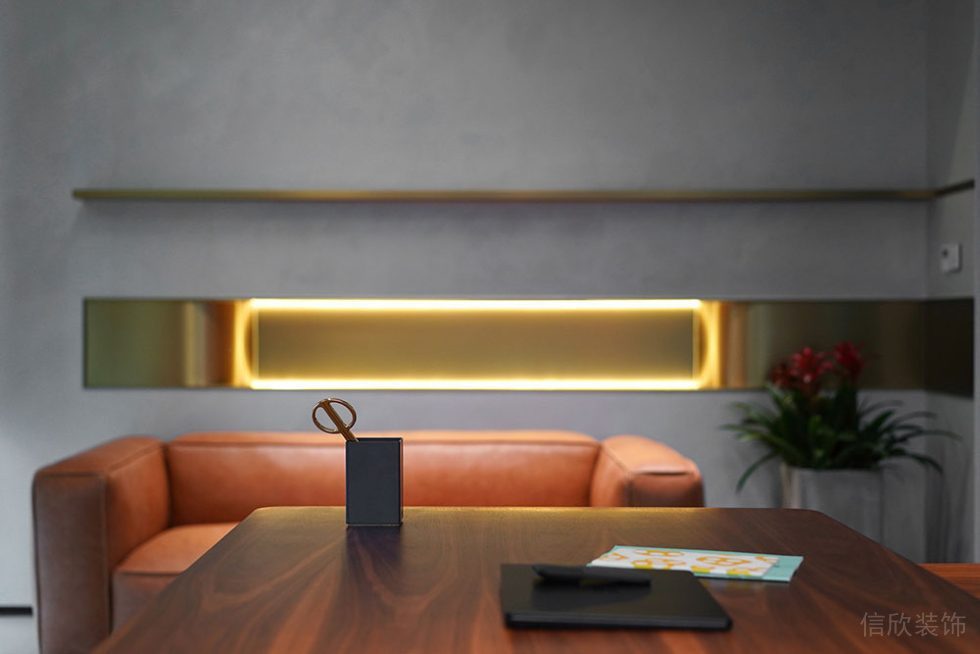 現(xiàn)代簡約風(fēng)辦公室休閑接待區(qū)裝修圖