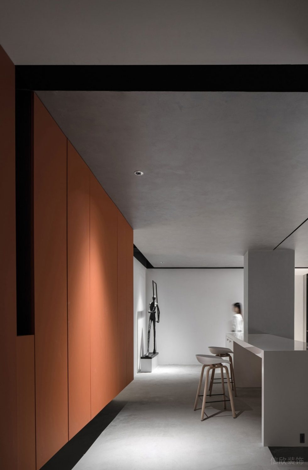 現(xiàn)代簡約風(fēng)格辦公室吧臺休閑區(qū)案例設(shè)計(jì)裝修圖