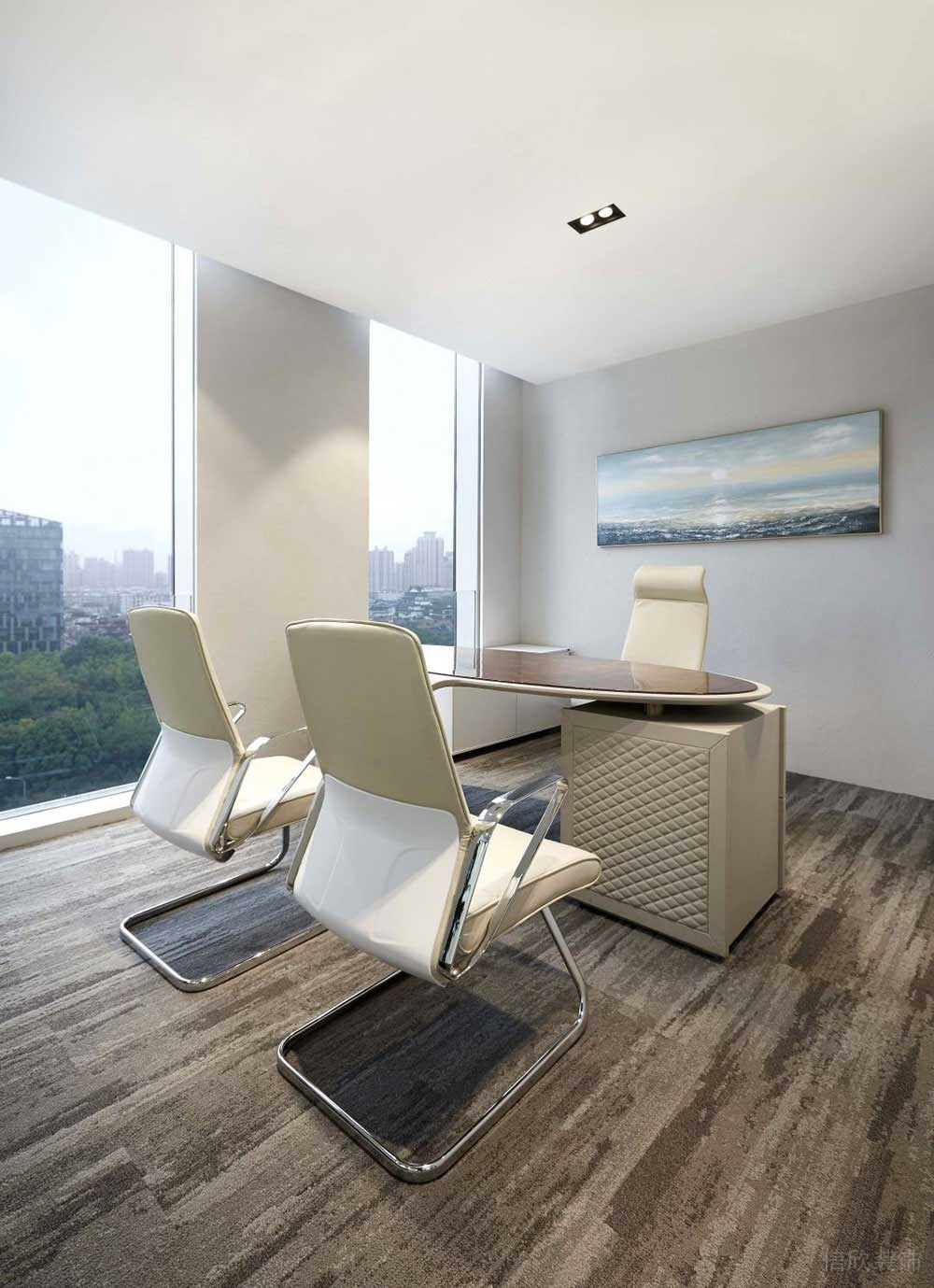 現(xiàn)代簡約風(fēng)格總監(jiān)辦公室設(shè)計(jì)裝修圖