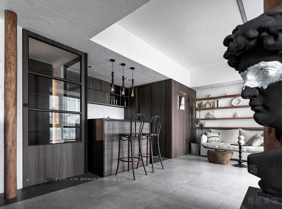 深圳龍崗小美發店前臺裝修設計 深圳龍崗小美發店前臺裝修設計