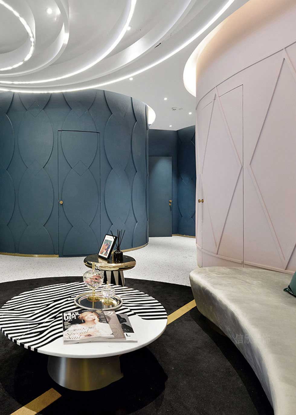 優雅的美容美發店裝修大廳裝修設計 優雅的美容美發店裝修大廳裝修設計