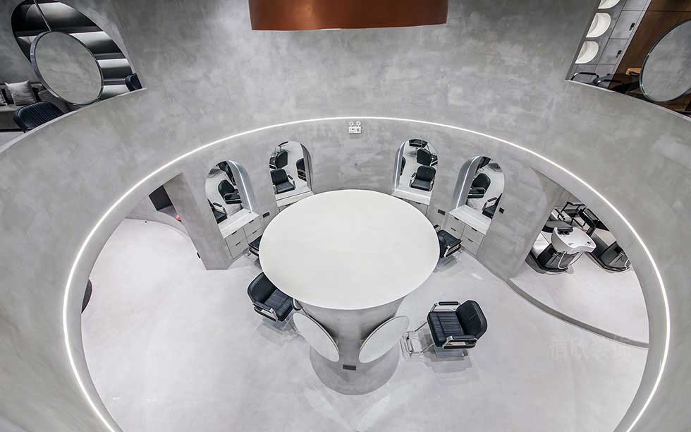 深圳南山高端美容美發店二層裝修 深圳南山高端美容美發店二層裝修