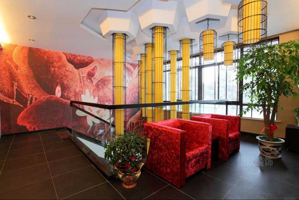 深圳養(yǎng)生館二樓樓梯裝修設計 深圳養(yǎng)生館二樓樓梯裝修設計