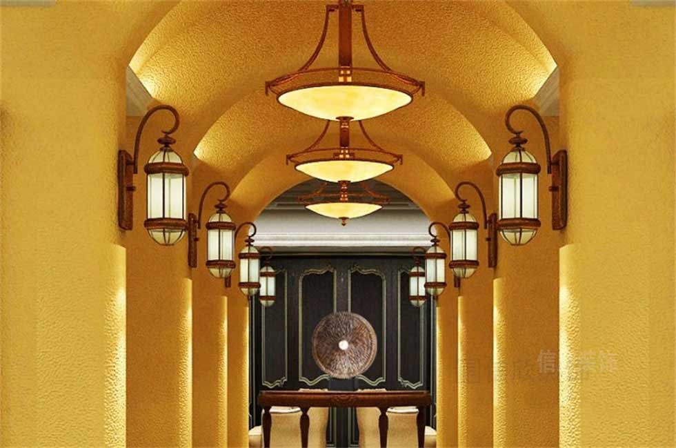 木門產品展廳產品走廊裝修設計 木門產品展廳產品走廊裝修設計