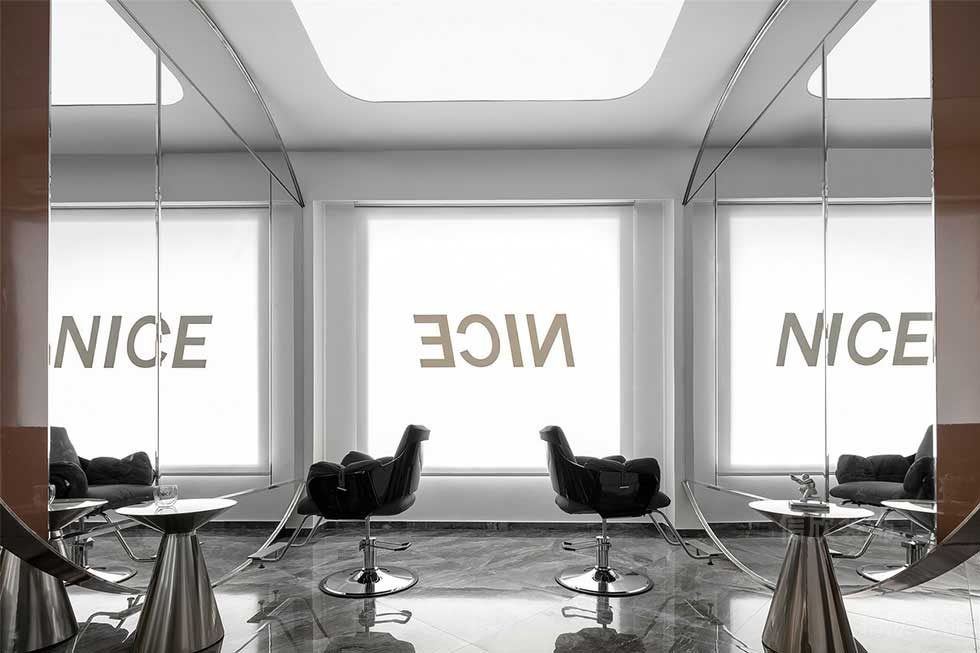 廣東深圳大型美容美發店造型區裝修設計 廣東深圳大型美容美發店造型區裝修設計