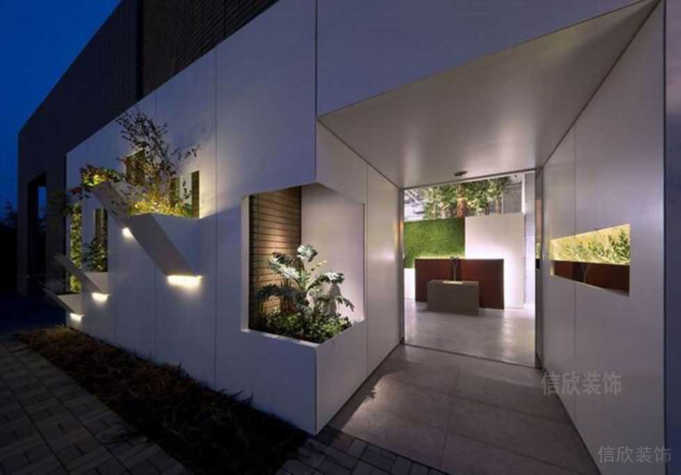 簡約風格美發店入戶 簡約風格美發店入戶