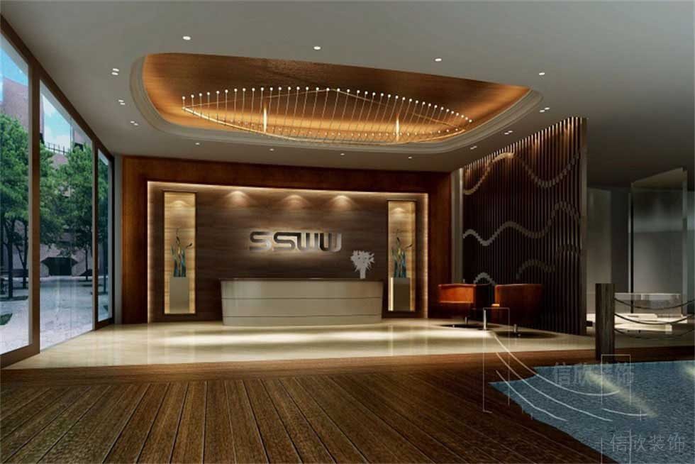 衛浴陶瓷展廳前臺裝修設計 衛浴陶瓷展廳前臺裝修設計