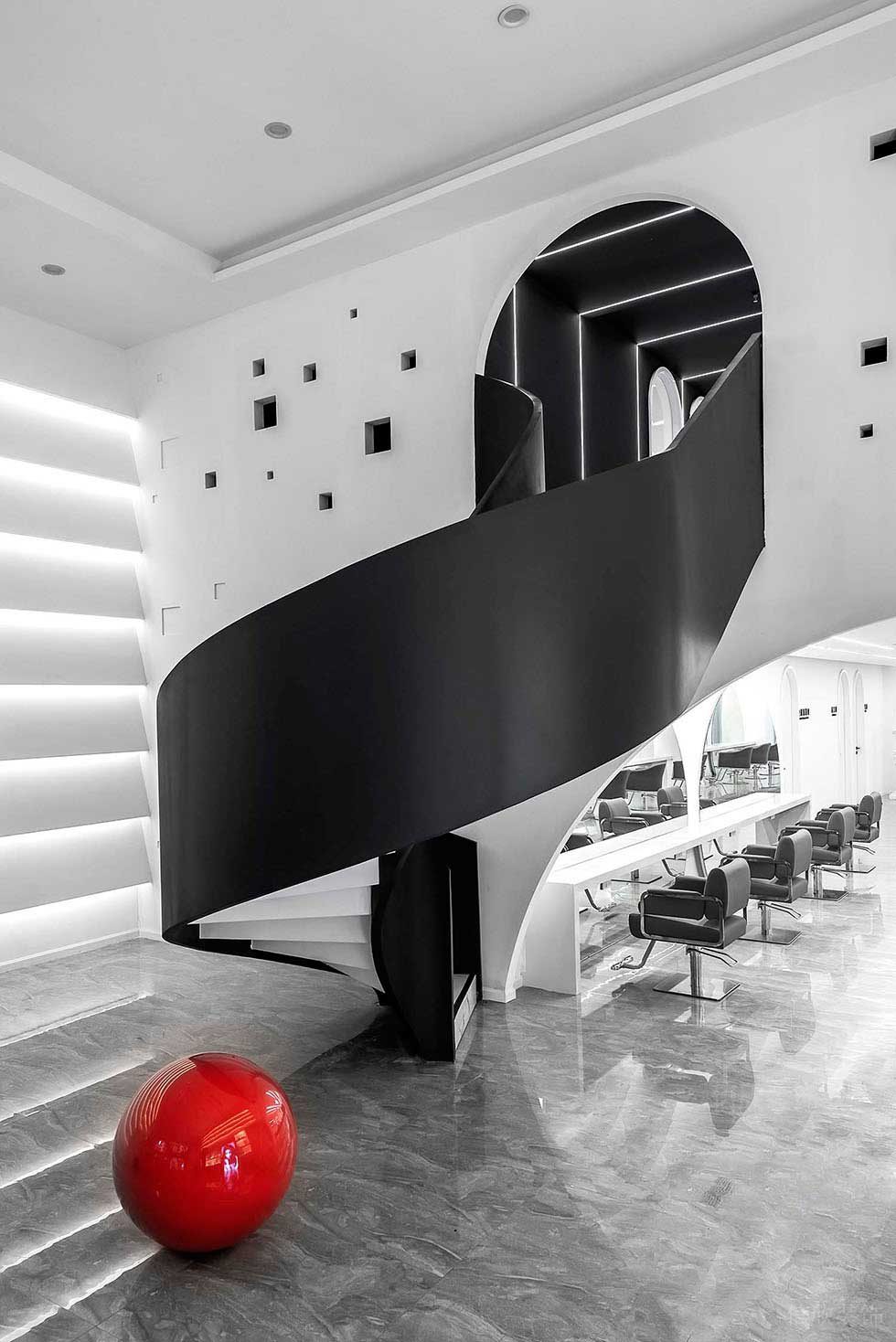 深圳羅湖美發設計工作室沙龍造型墻裝修工程 深圳羅湖美發設計工作室沙龍造型墻裝修工程