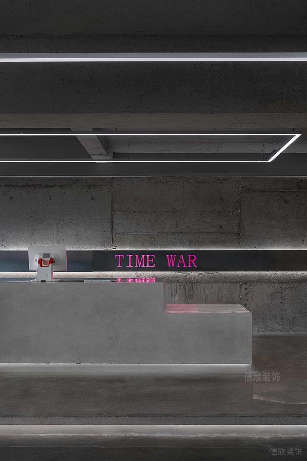 現代工業風理發店前臺裝修設計 現代工業風理發店前臺裝修設計