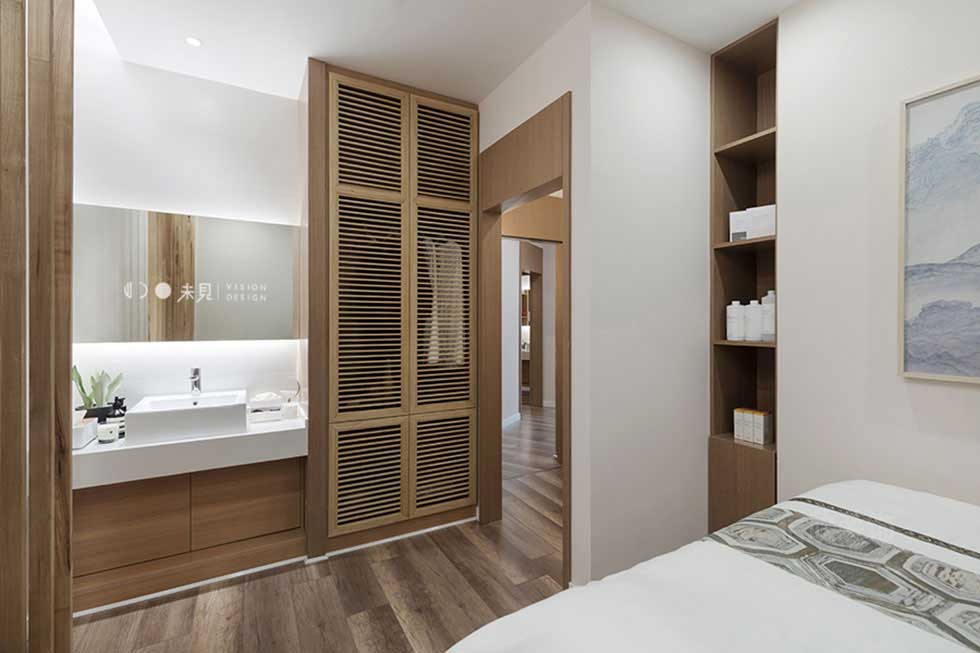 深圳鹽田美容院洗手臺(tái)裝修設(shè)計(jì)