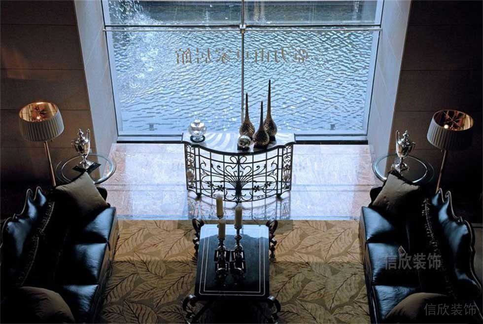 古典裝修設(shè)計皮革洽談式會議區(qū)裝修設(shè)計