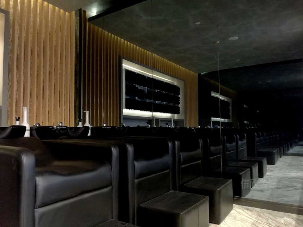 深圳龍華明星發(fā)廊洗頭區(qū)裝修設計