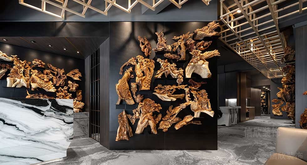 深圳寶安高端美容美發店入戶裝修 深圳寶安高端美容美發店入戶裝修