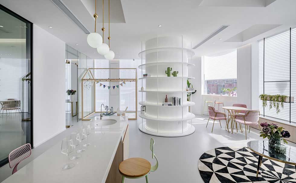 深圳南山美容會所大廳裝修設計 深圳南山美容會所大廳裝修設計