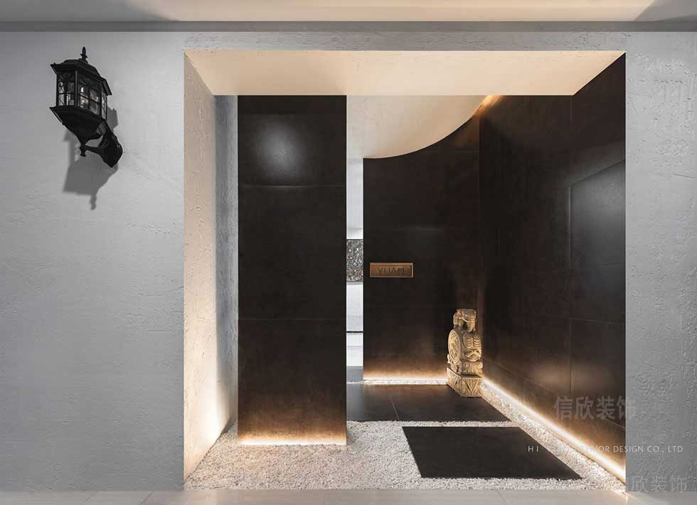 深圳龍崗小美發店入戶裝修設計 深圳龍崗小美發店入戶裝修設計