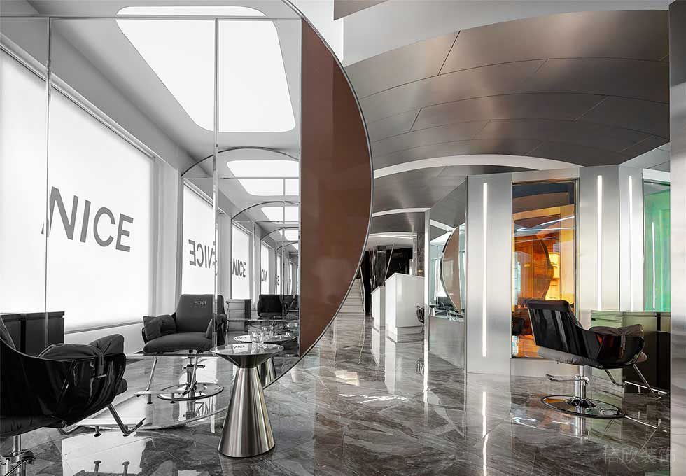 廣東深圳大型美容美發店造型區裝修設計 廣東深圳大型美容美發店造型區裝修設計