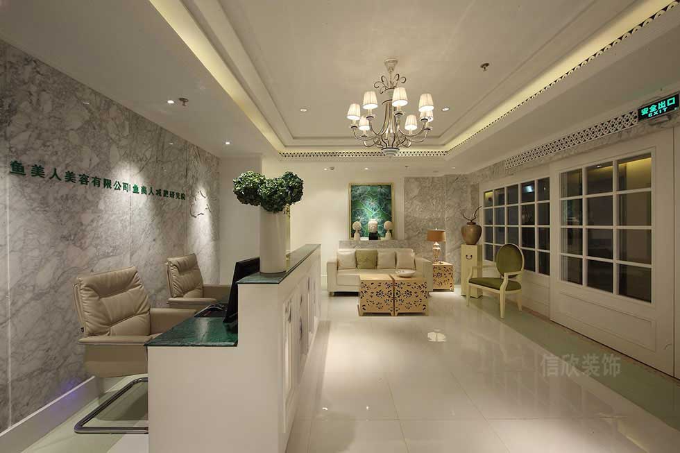 深圳自然田園風美容院前臺 深圳自然田園風美容院前臺