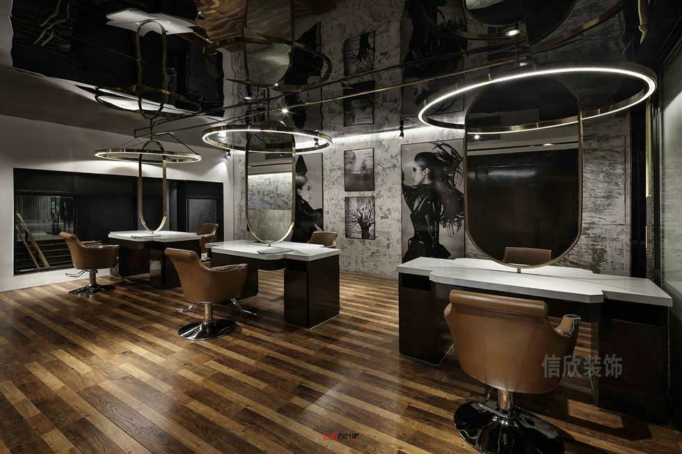 深圳羅湖大型美發店造型區裝修設計 深圳羅湖大型美發店造型區裝修設計